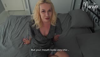 uz xxx Белокурая девица согласилась поснимать секс на телефон