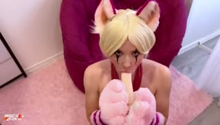 Наигралась в онлайн игры и захотелось секс косплея Screen №3